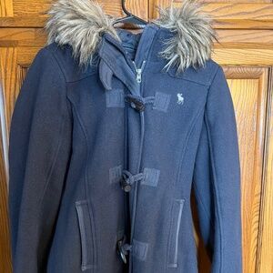 Abercrombie and Fitch wool blend coat